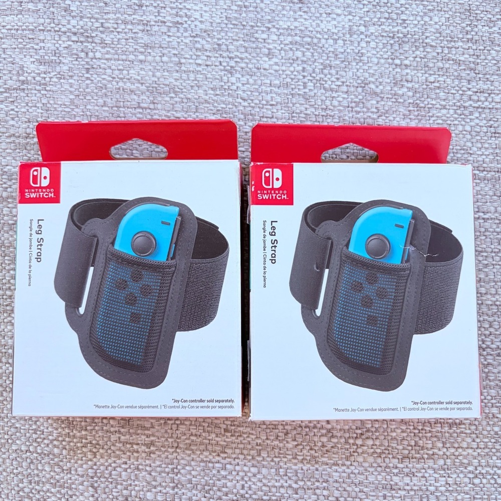 NEW Set of Two Nintendo Switch Joy-Con Leg Straps Sports NIB